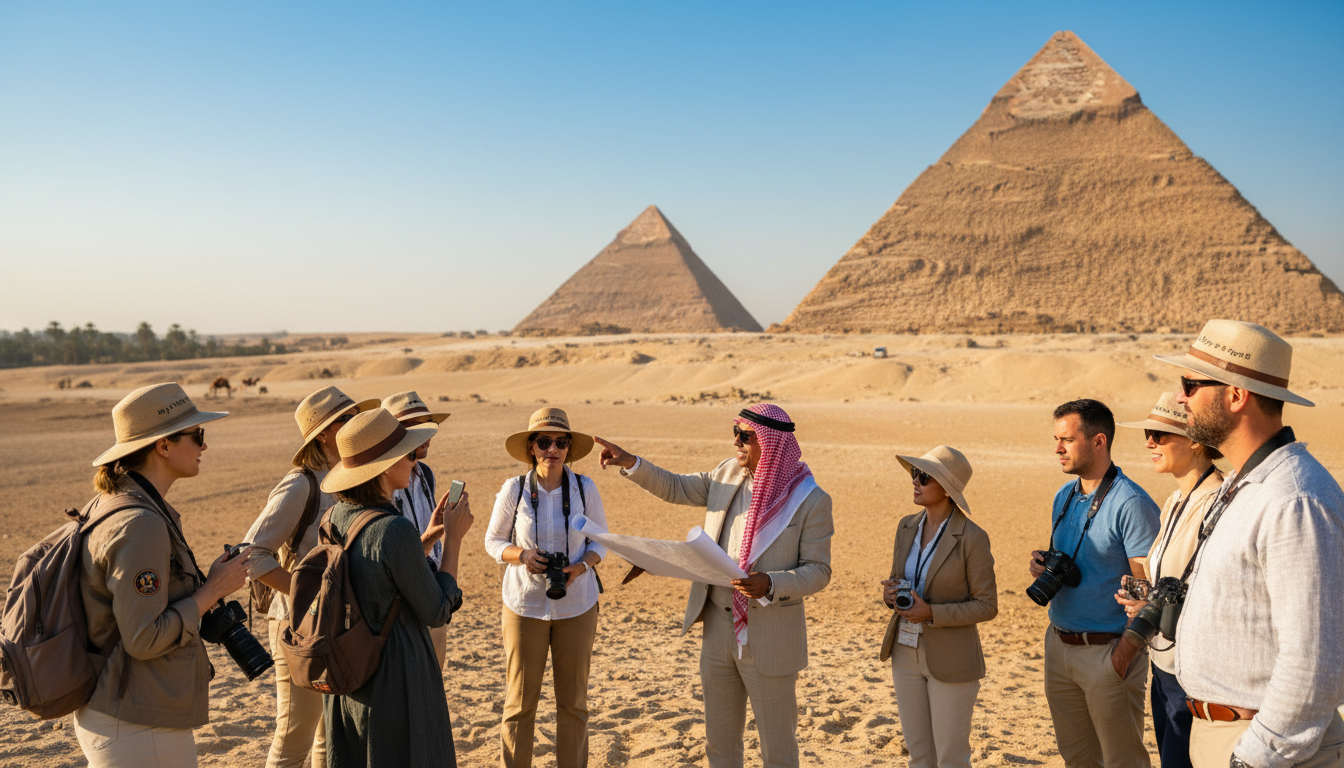 Pyramids of Giza tour with Egyptologist