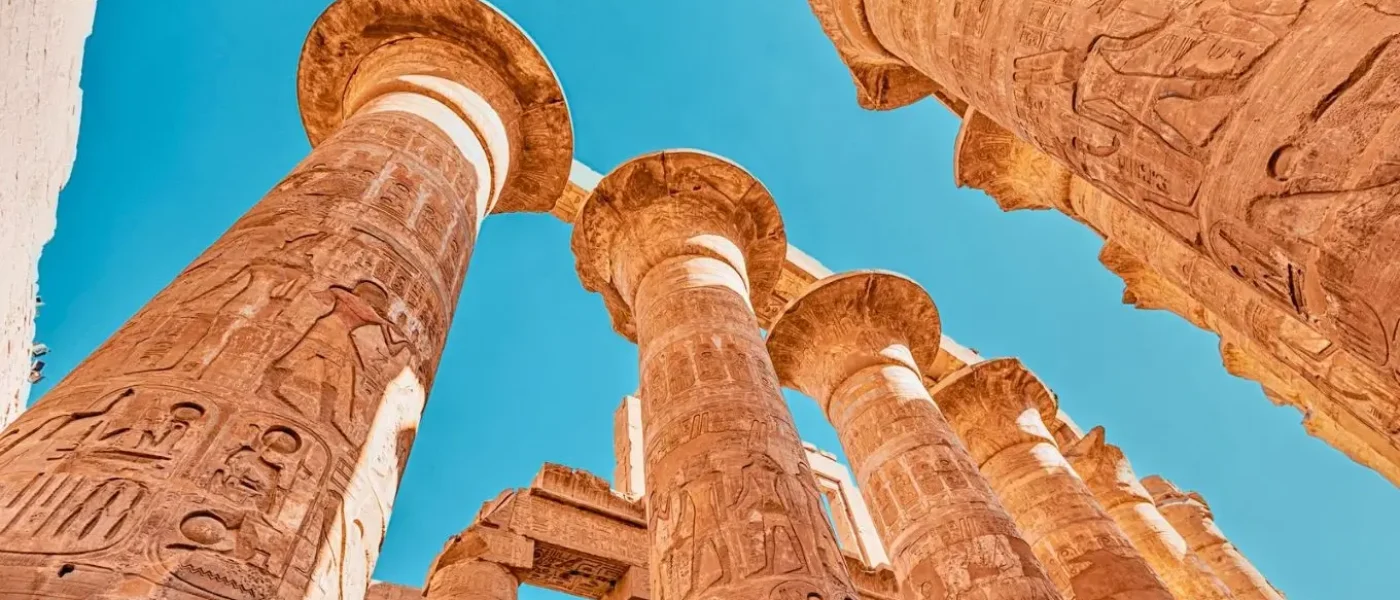 Exploring the historic Karnak Temple Complex, a must-visit entry on any list of things to do in Luxor.